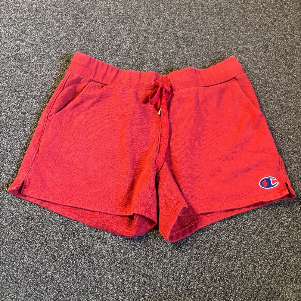 Women's Red Champion Shorts